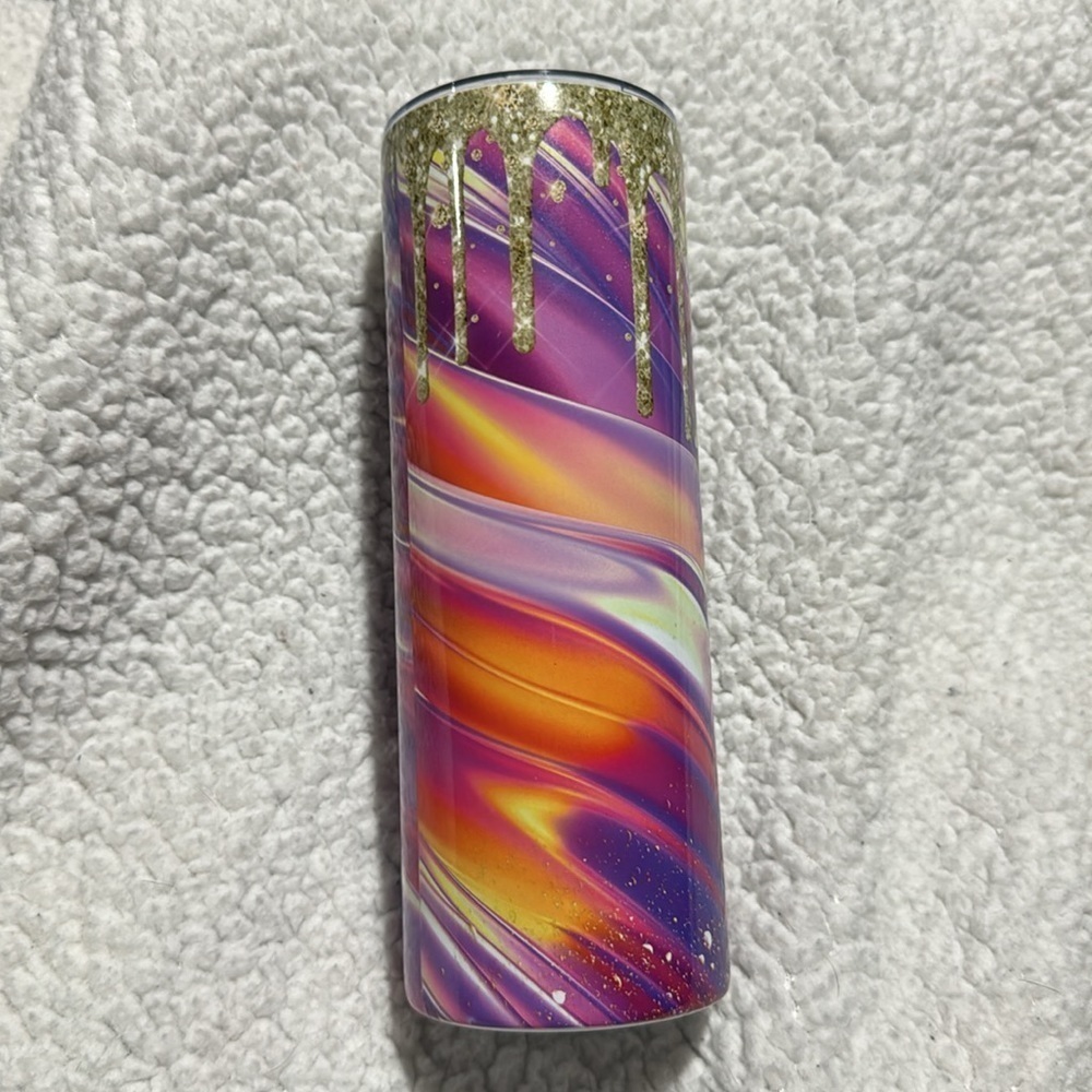 Colorful 20 OZ Skinny Tumbler - Picture 3 of 3